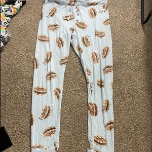 PINK pancake pajama pants